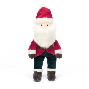 Plush Santa Holiday JELLYCAT Doll - Red & Green